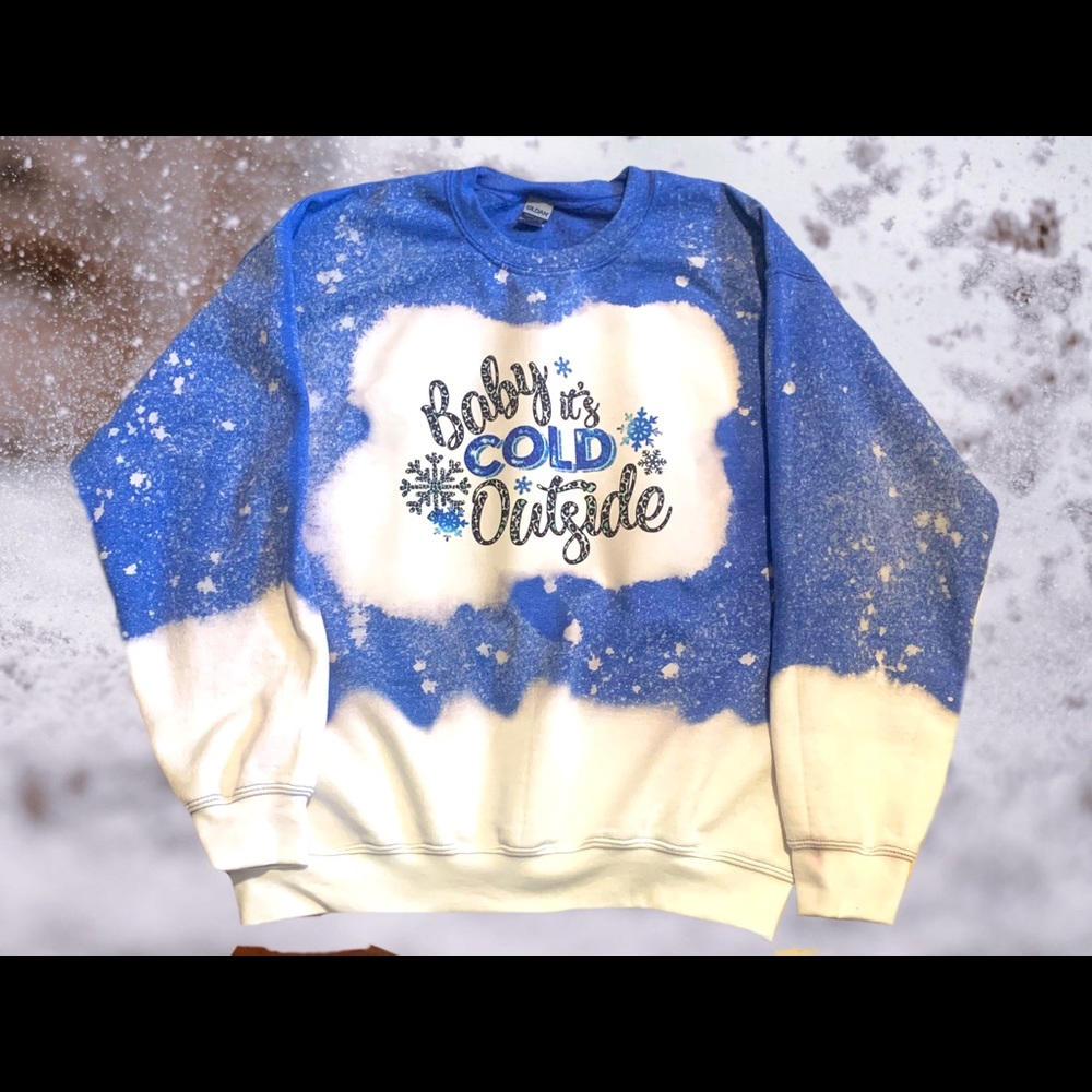 Bleached Sublimated Crewneck